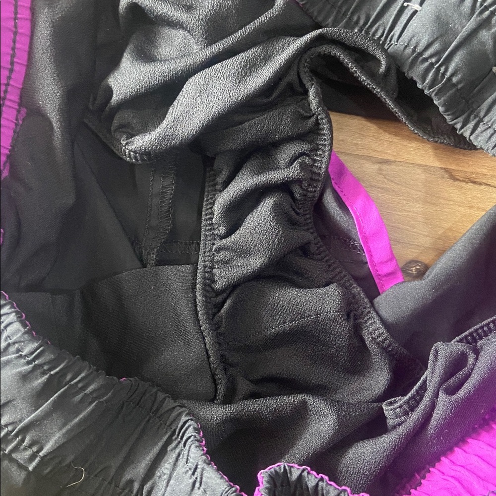 $2 - Xersion Women's Black and Purple Athletic Shorts - Picture 4 of 7